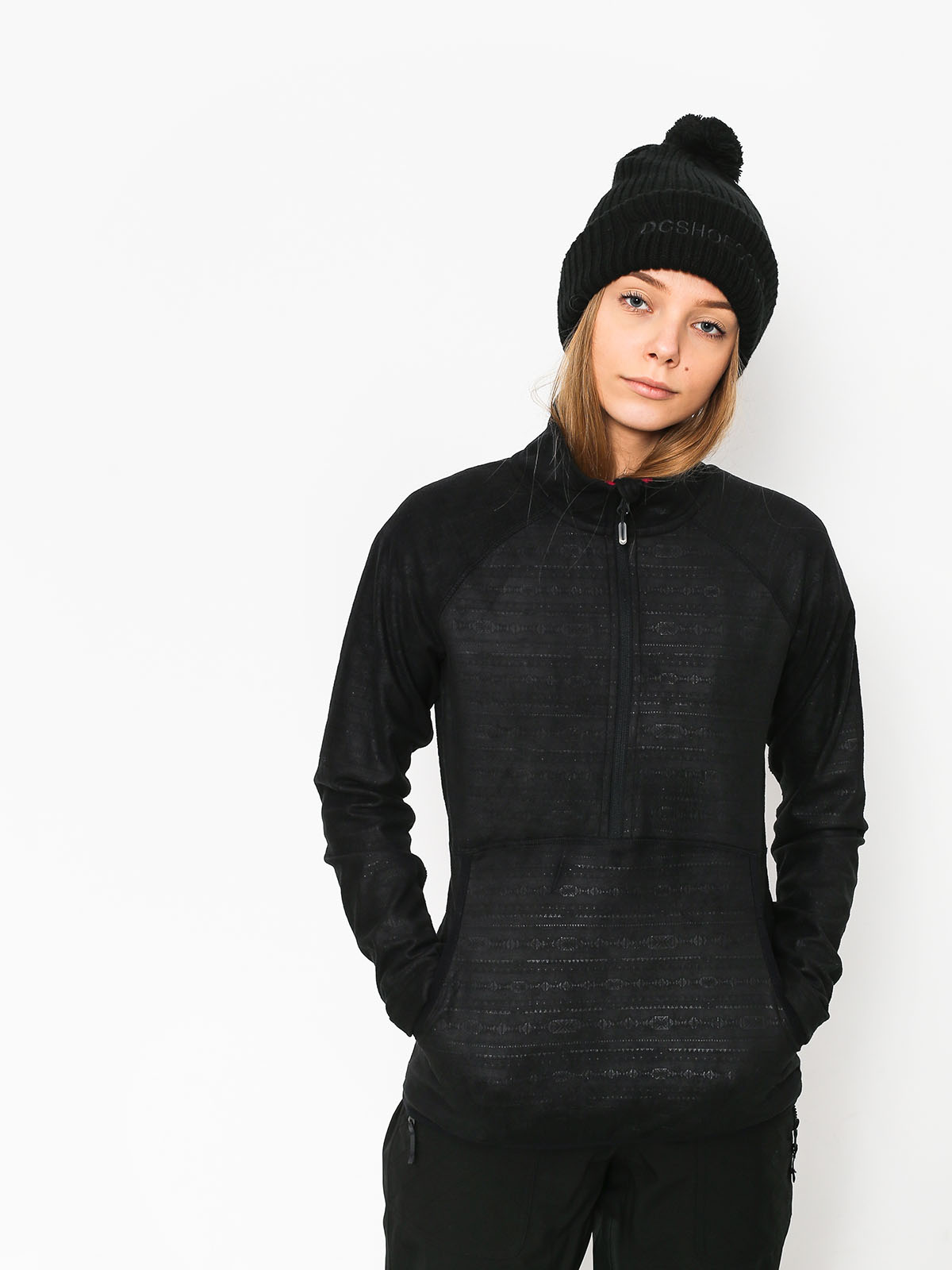 Dámsky Flísová mikina Roxy Cascade (indie stripes emboss)