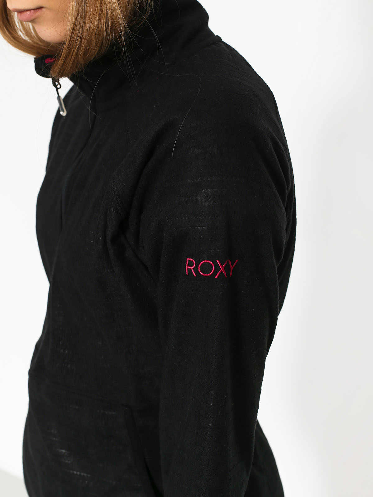 Dámsky Flísová mikina Roxy Cascade (indie stripes emboss)