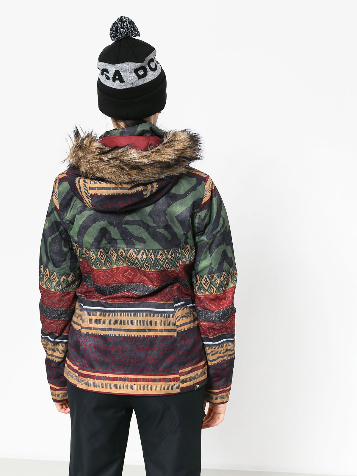 Dámska Snowboardová bunda Roxy Jet Ski Se (wild ethnic)