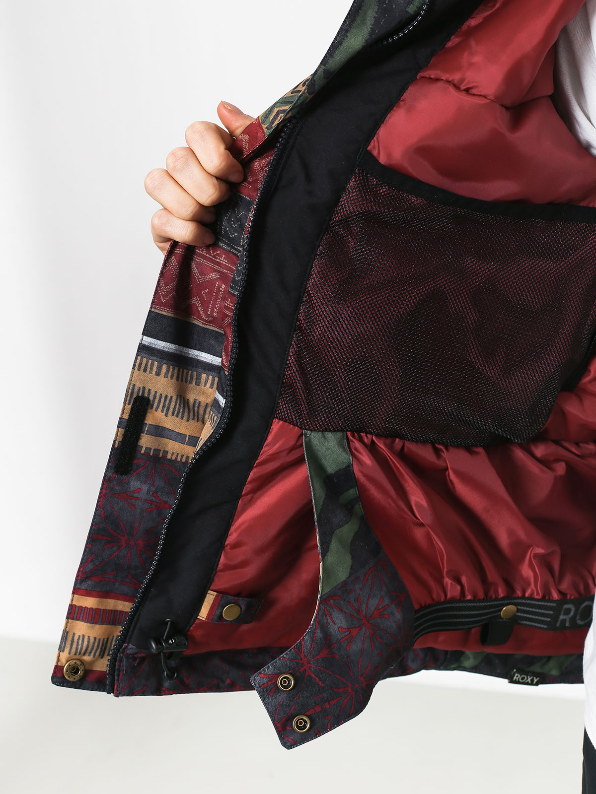 Dámska Snowboardová bunda Roxy Jet Ski Se (wild ethnic)