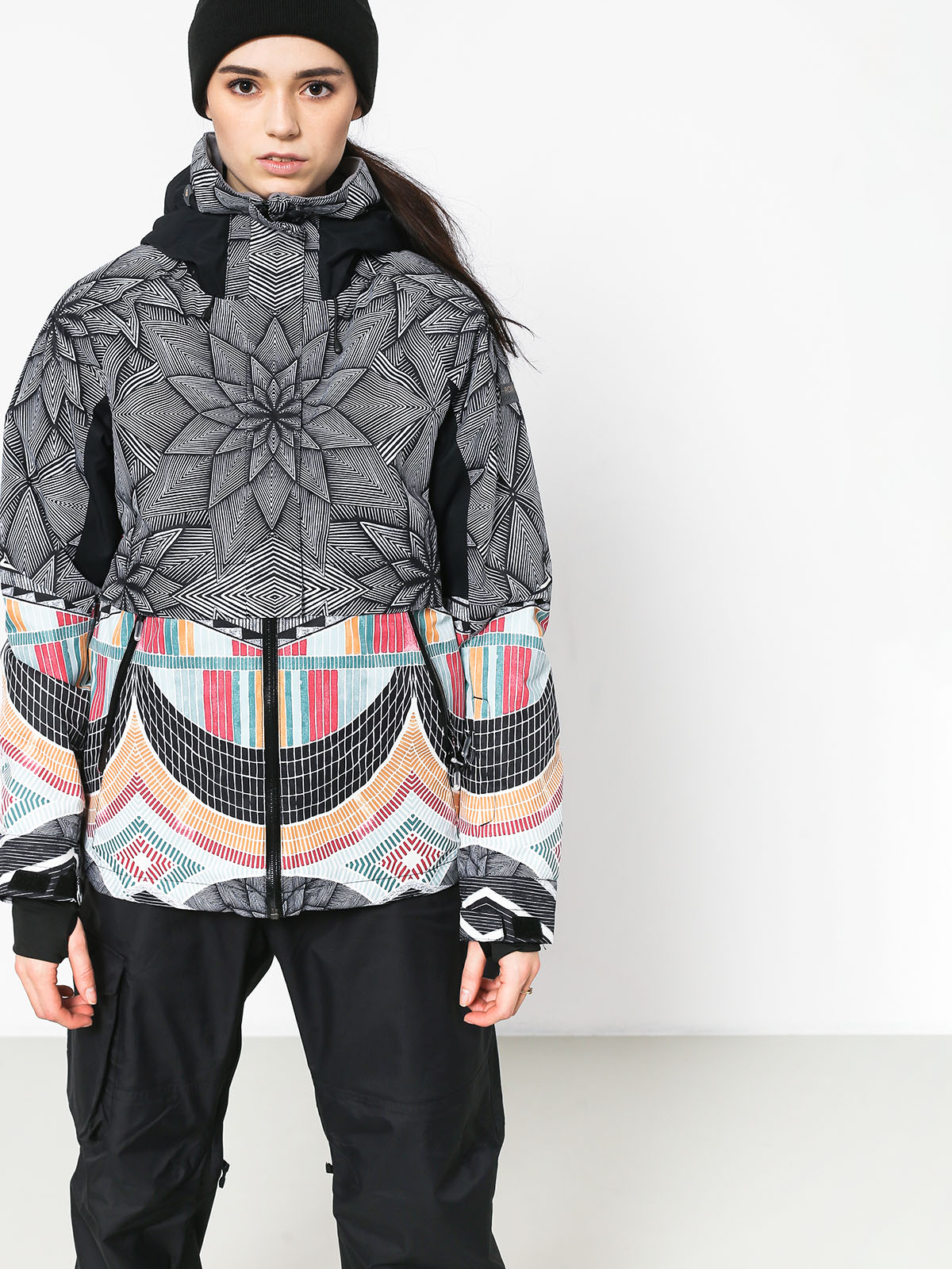 Dámska Snowboardová bunda Roxy Frozen Flow (pop snow stars)