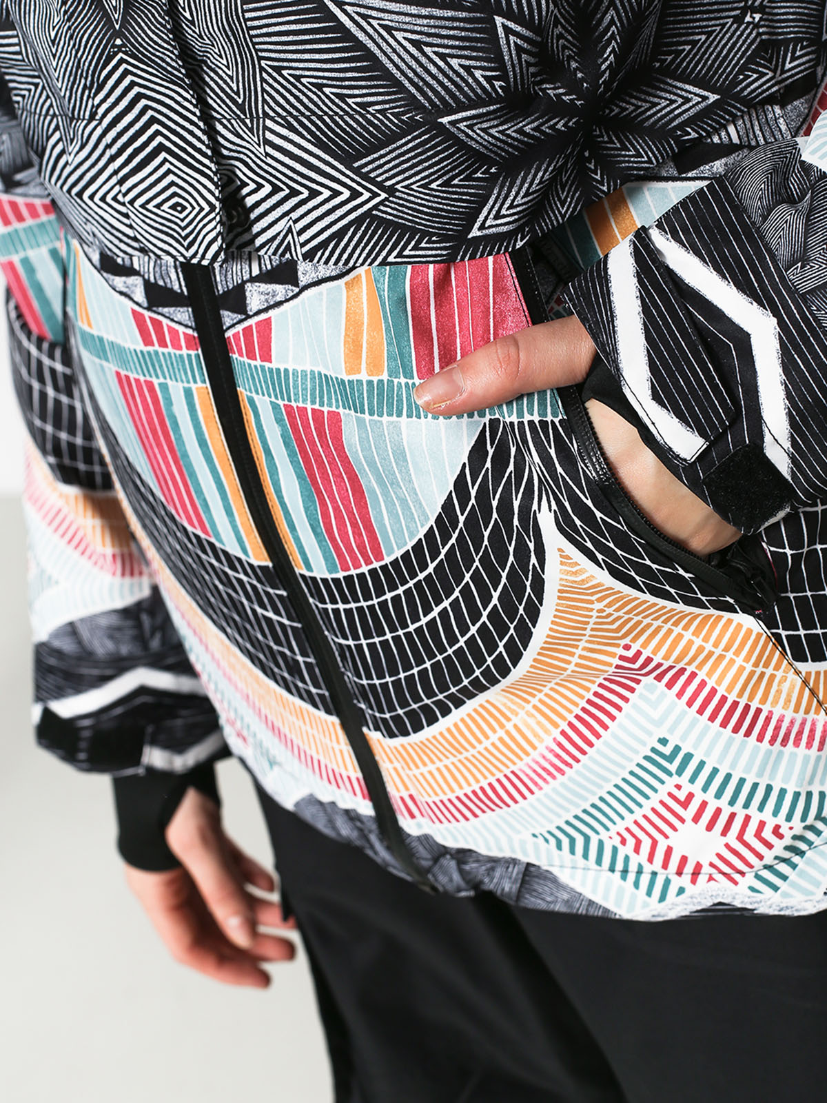 Dámska Snowboardová bunda Roxy Frozen Flow (pop snow stars)