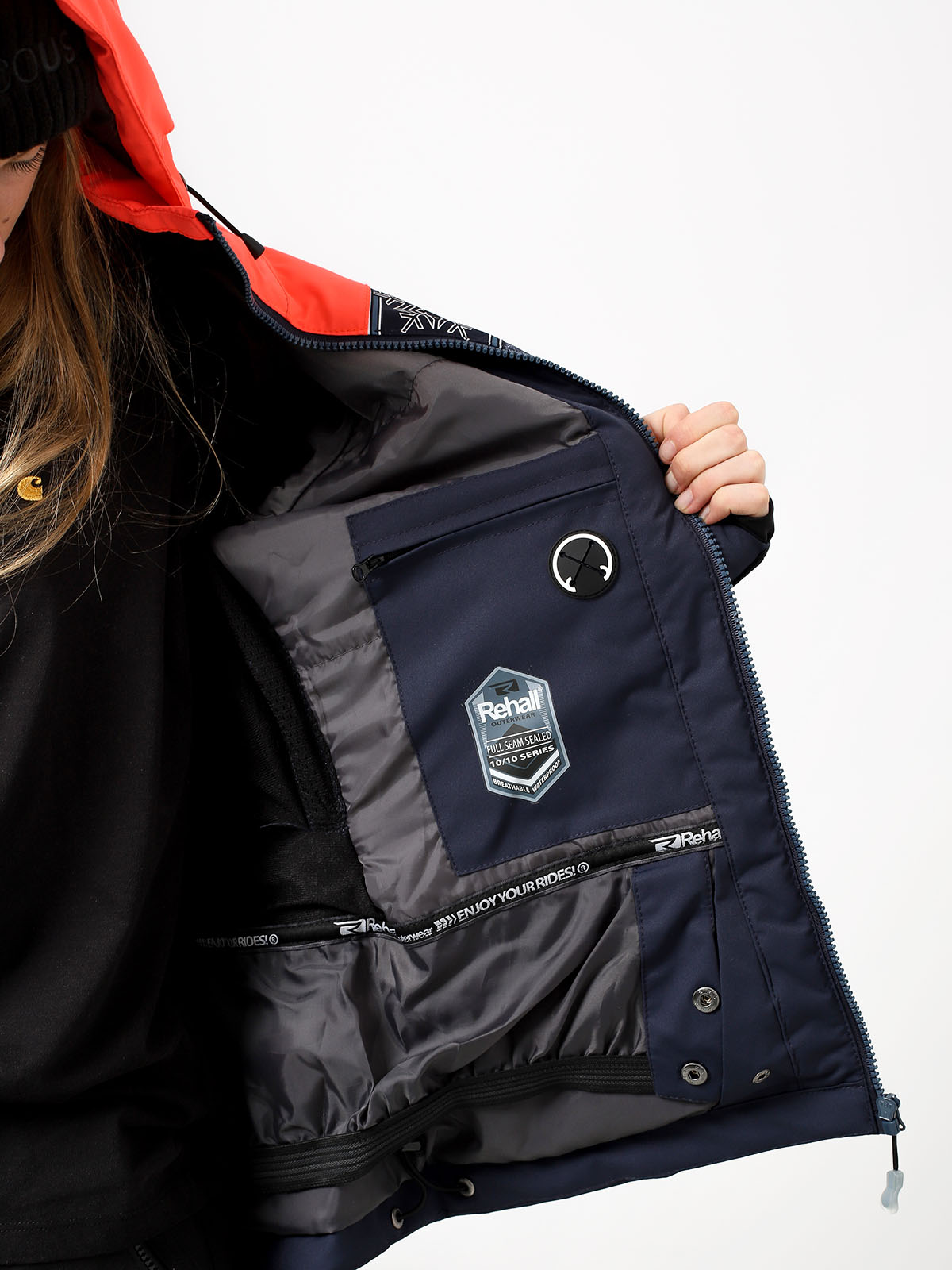 Dámska Snowboardová bunda Rehall Anna R (navy)
