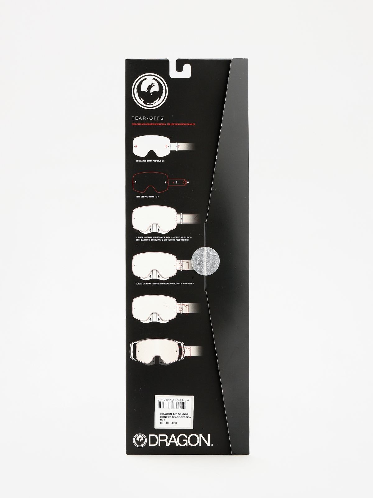 Ochranná fólia Dragon NFXs (tear off 20 pack clear)