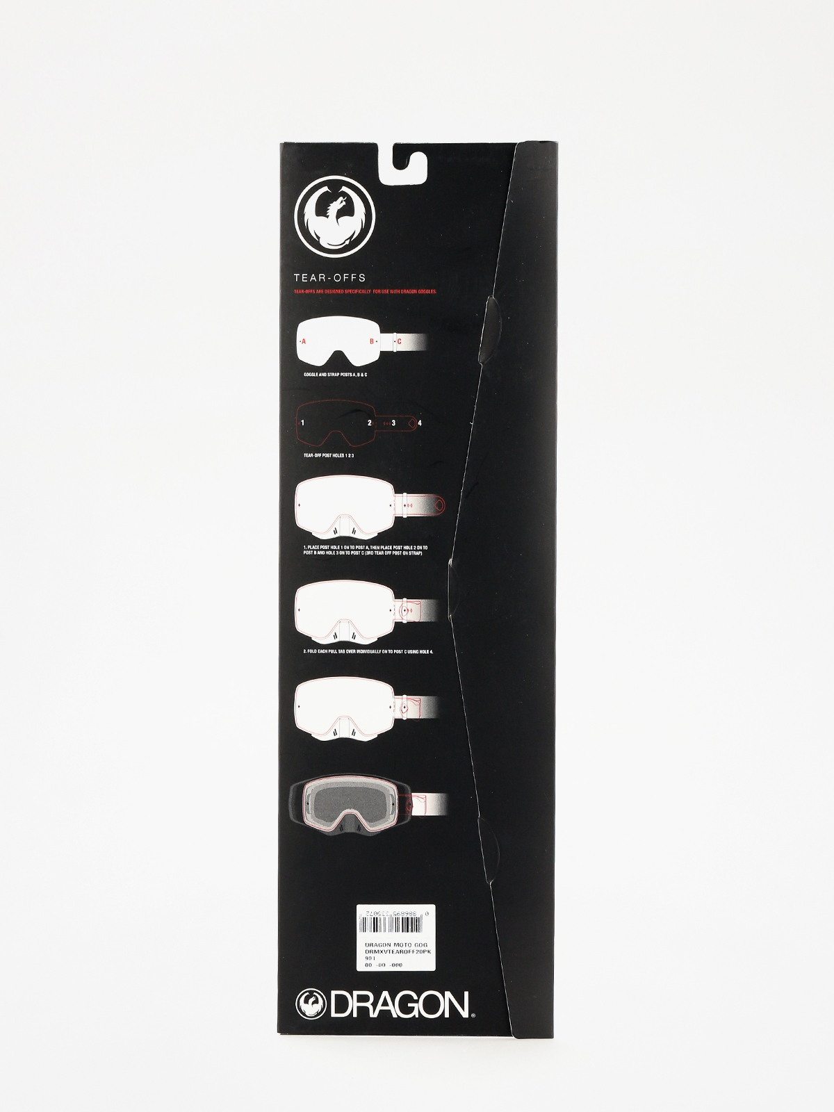 Ochranná fólia Dragon MXV (tear off 20 pack clear)