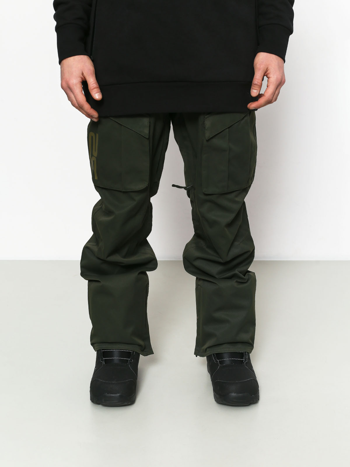 Snowboardové nohavice ThirtyTwo Mantra zelená (military)