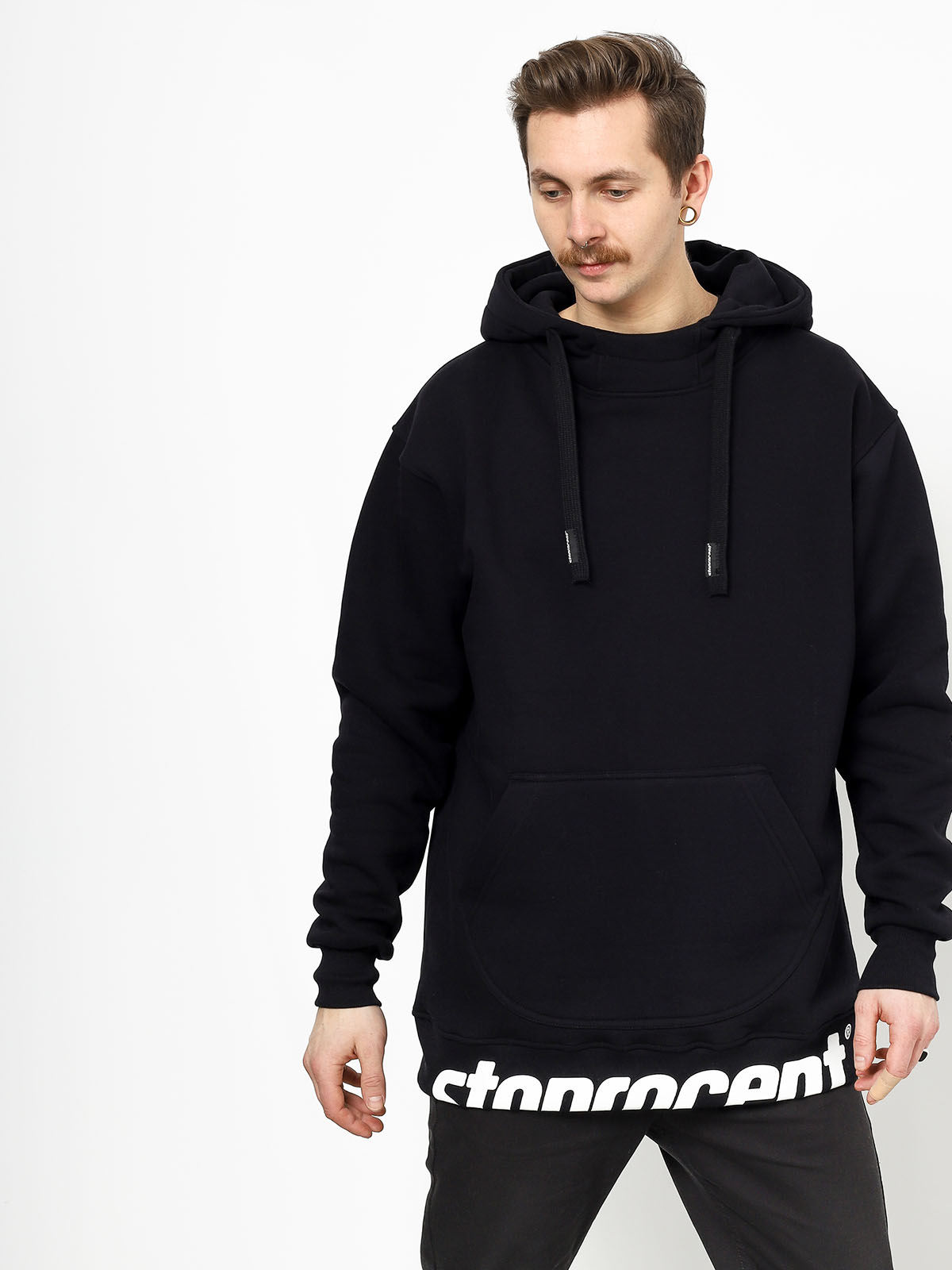 Mikina s kapucňou Stoprocent Get Down HD (black)
