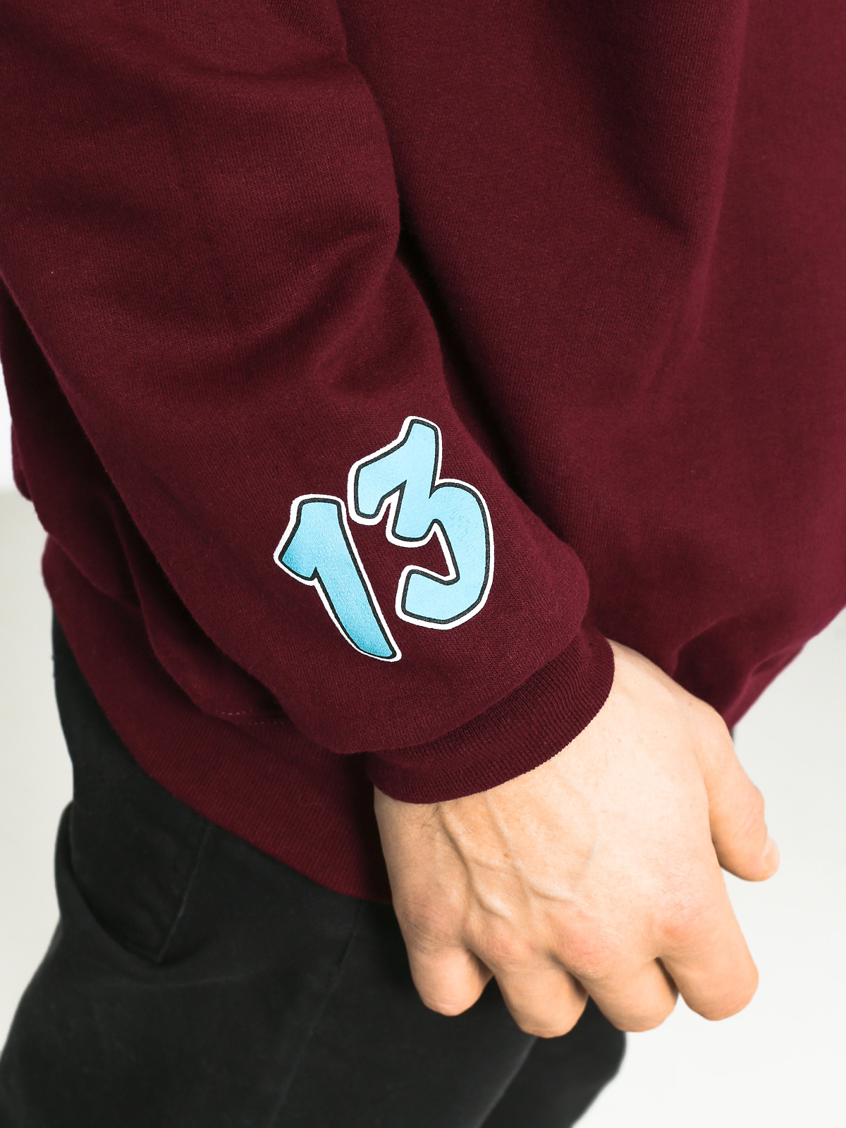 Mikina Thrasher Racing Crew (maroon)