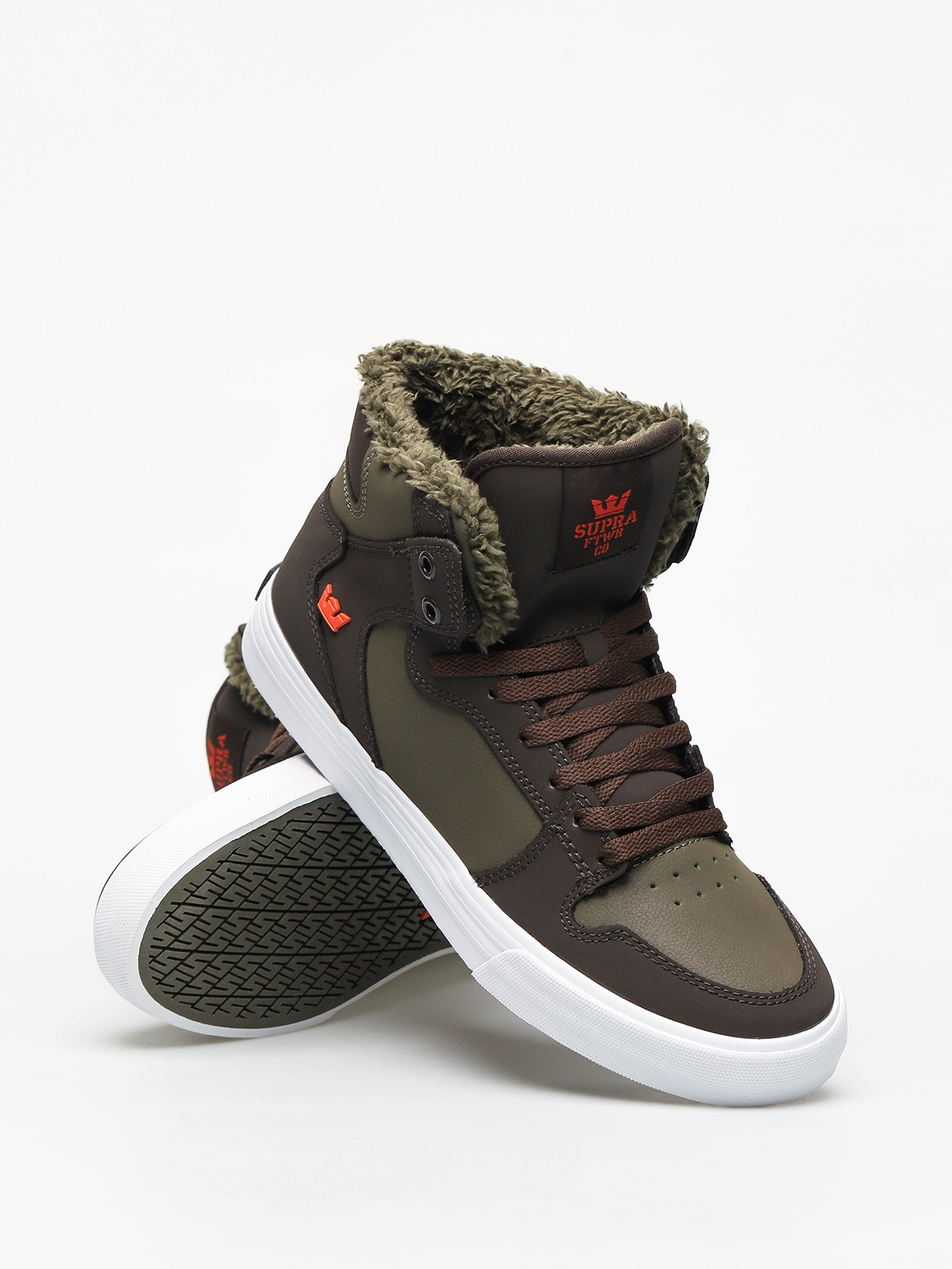 Zimné topánky Supra Vaider (demitasse/olive night white)