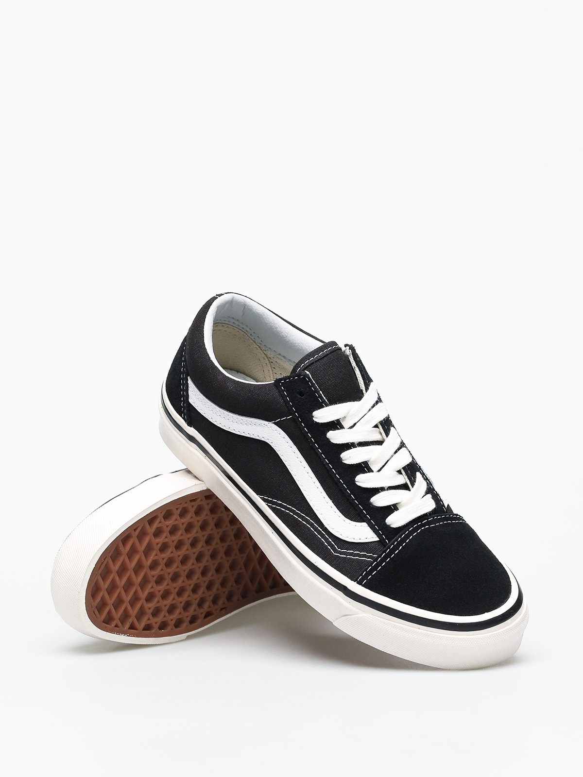 Topánky Vans Old Skool 36 Dx (anaheim factory black/true white)