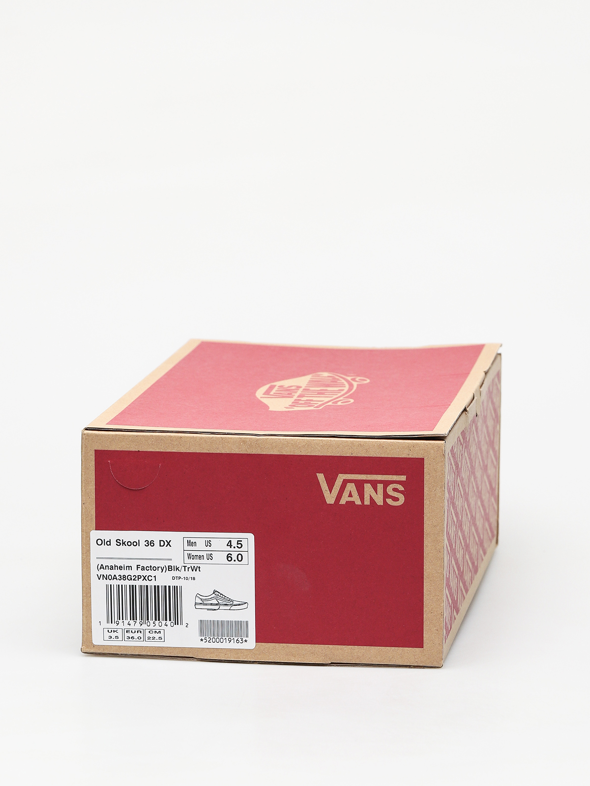 Topánky Vans Old Skool 36 Dx (anaheim factory black/true white)