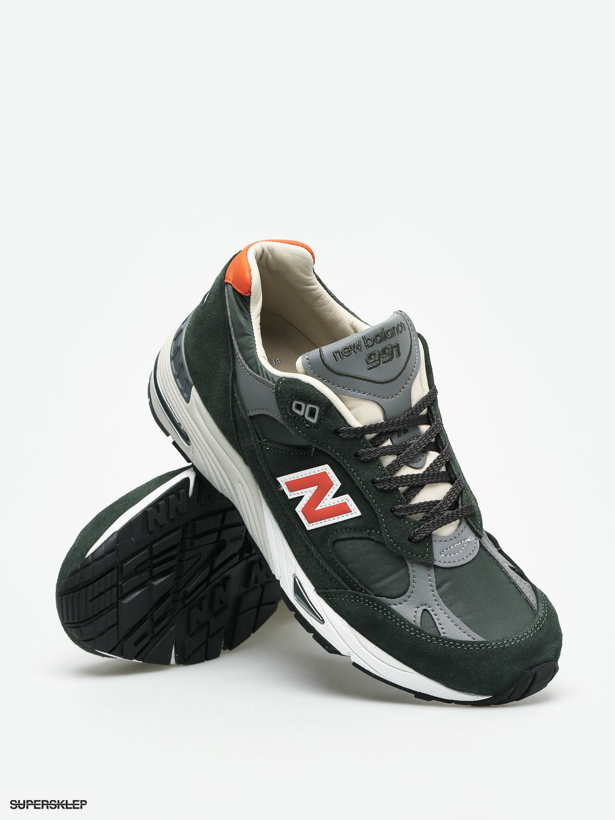 New balance 2024 991 green orange