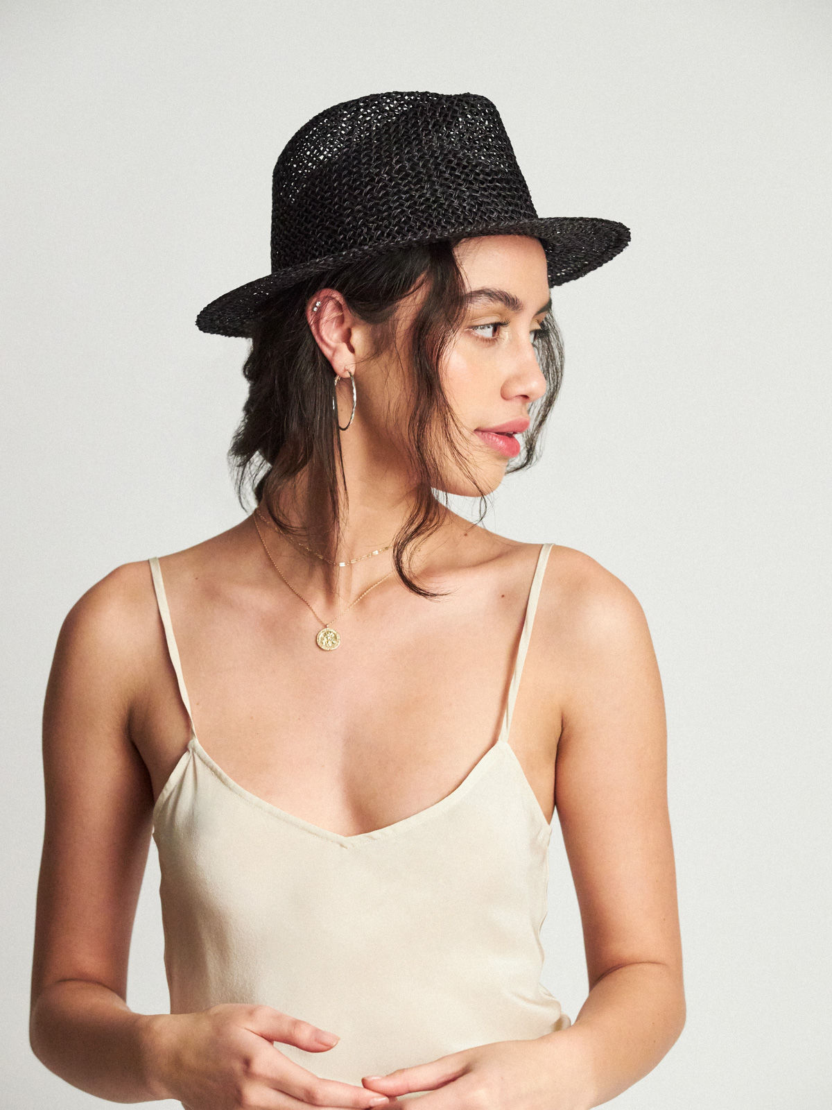 Klobúk Brixton Dunns Fedora Wmn (black)