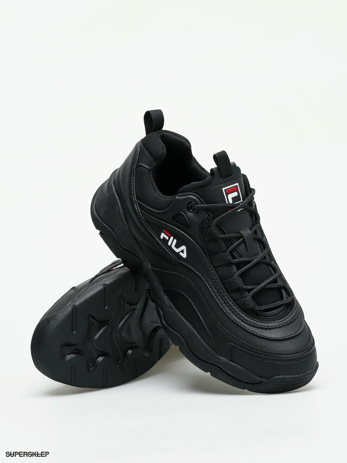 fila ray low wmn black