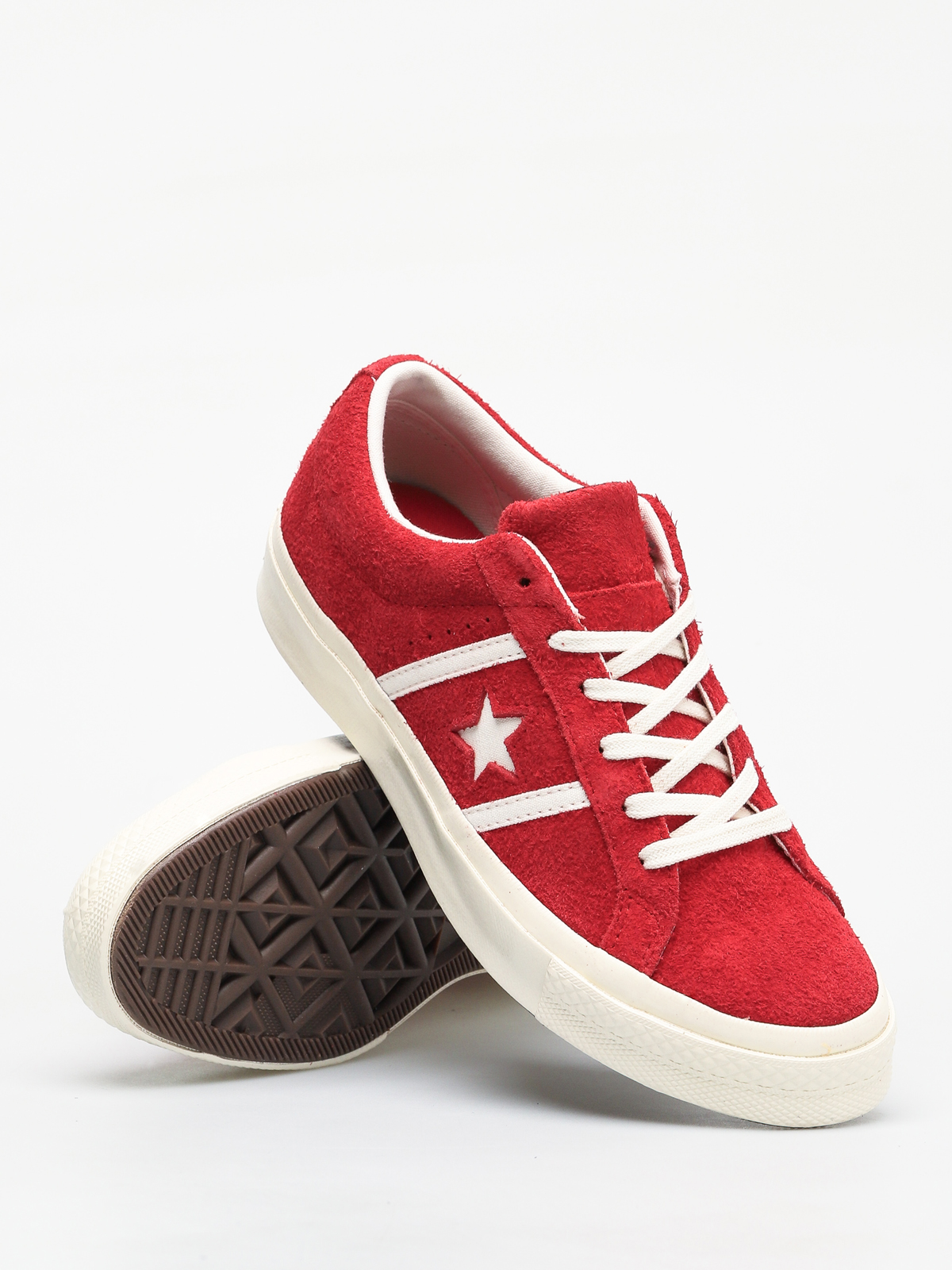 Converse one star trainers white cheap enamel red egret