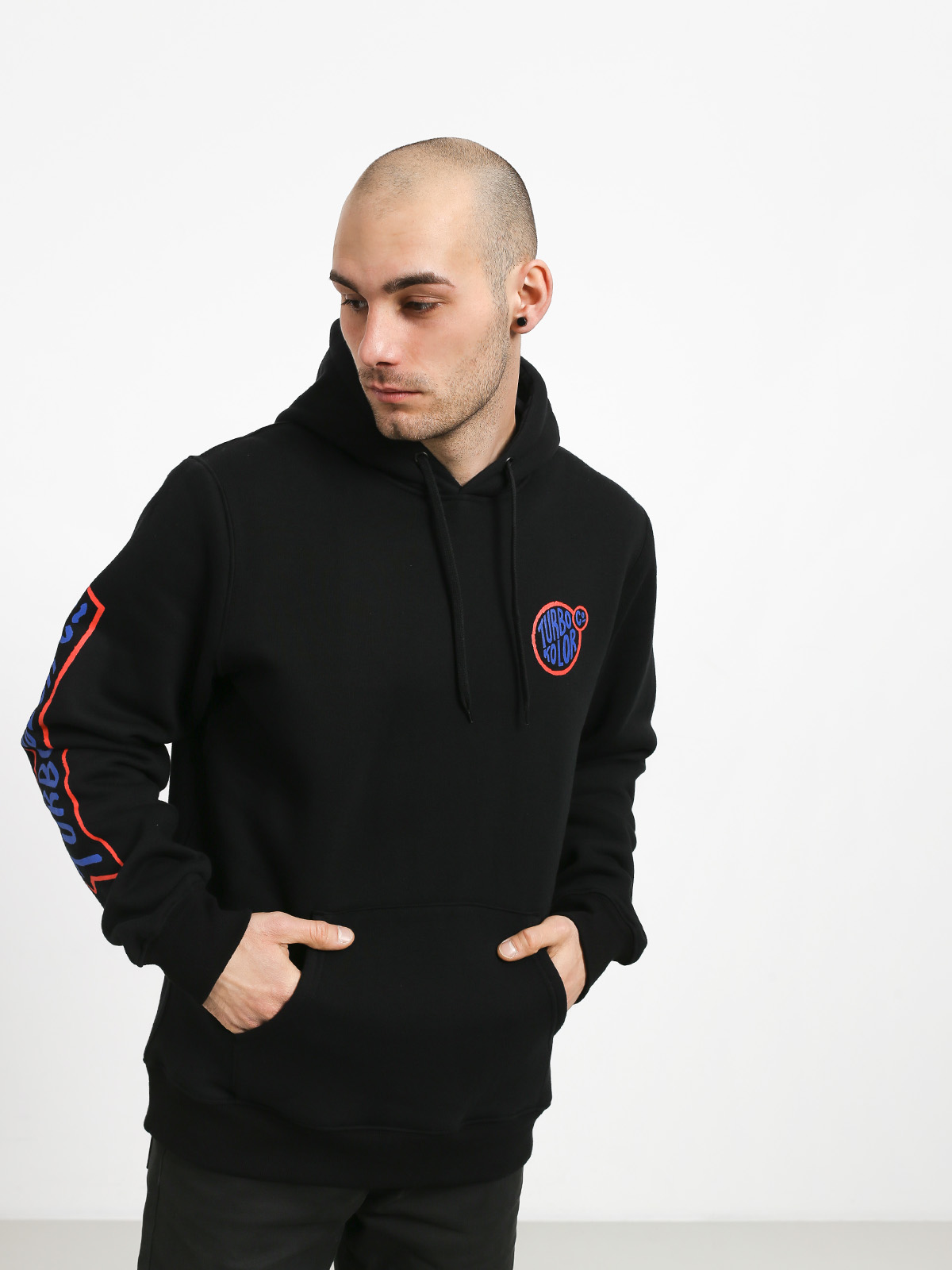 Mikina s kapucňou Turbokolor Banks HD (black)