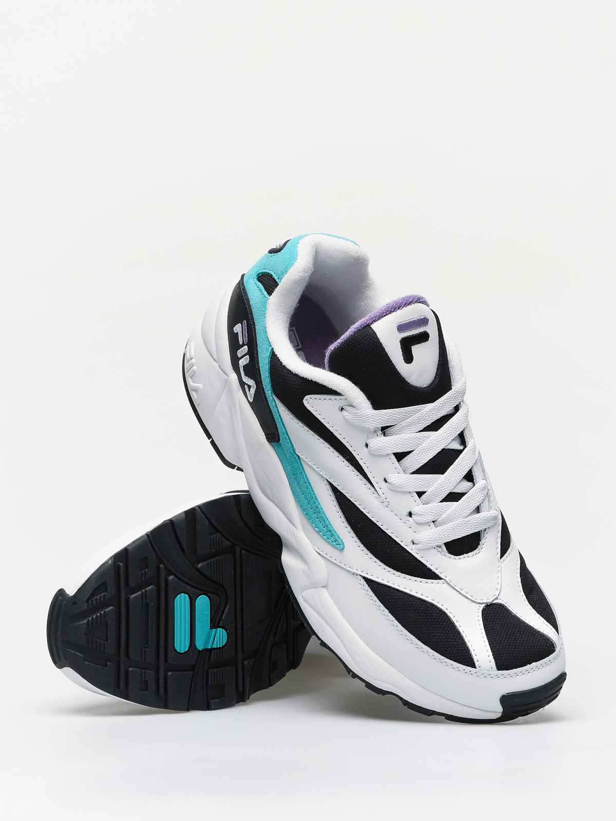 Topánky Fila Venom Low (black/blue curacao/violet tulip)