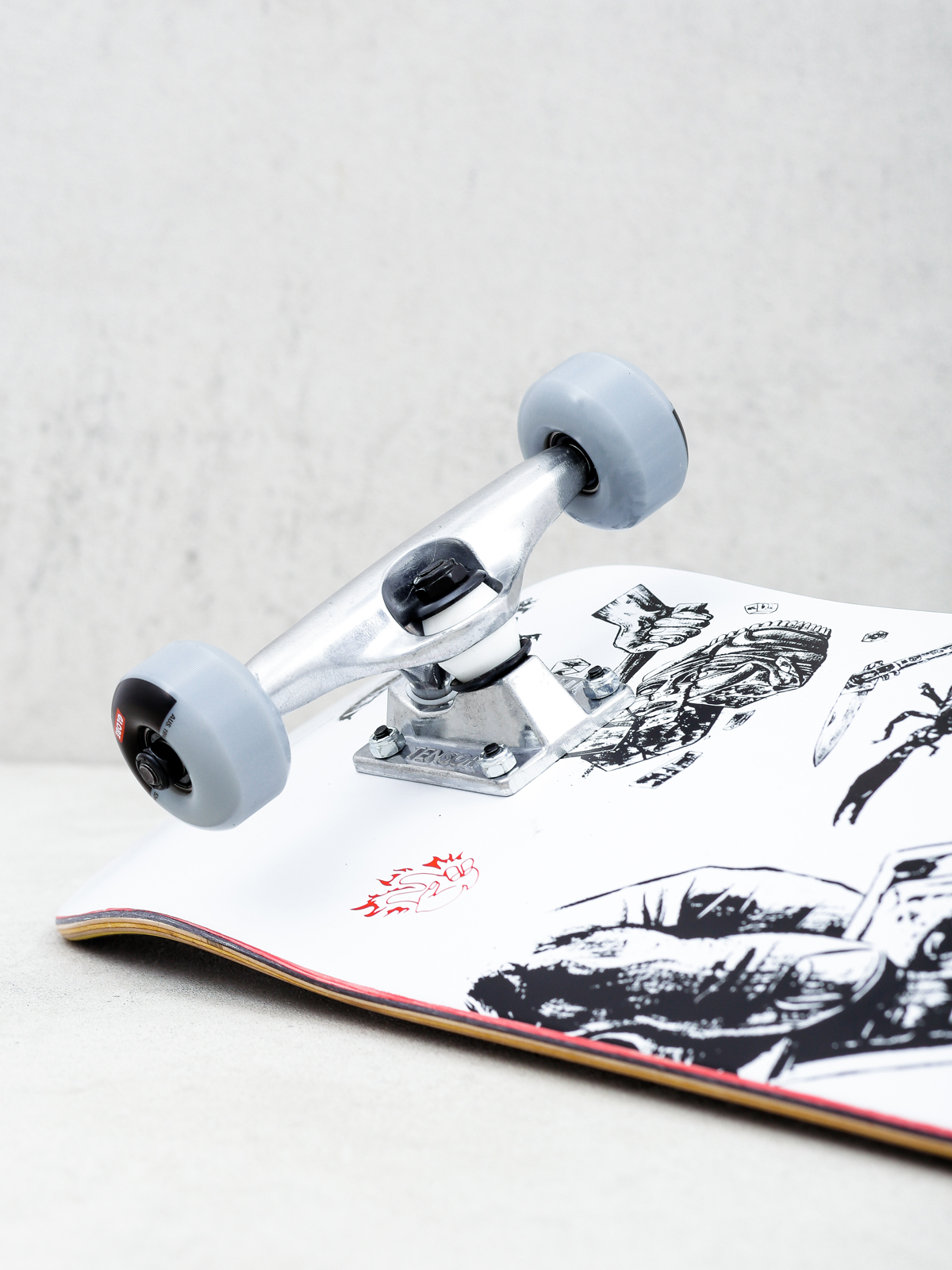 Skateboard Globe G1 Hard Luck (white/black)