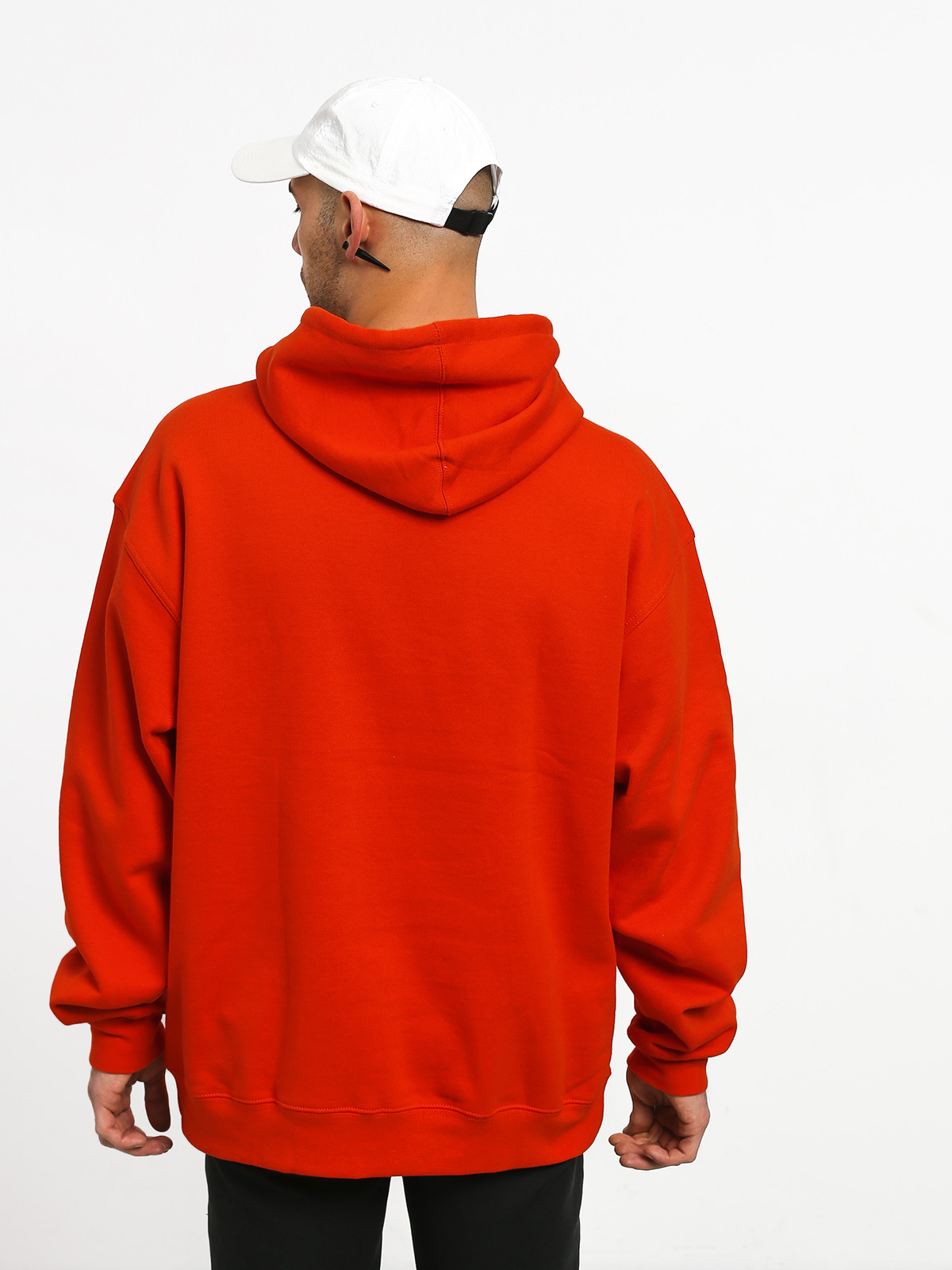 Mikina s kapucňou Grizzly Griptape Og Bear Embroidered HD (safety orange)