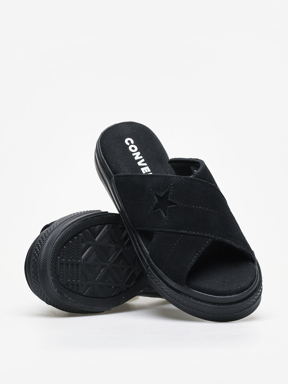 Šľapky Converse One Star Sandal Slip Wmn (black/black/black)