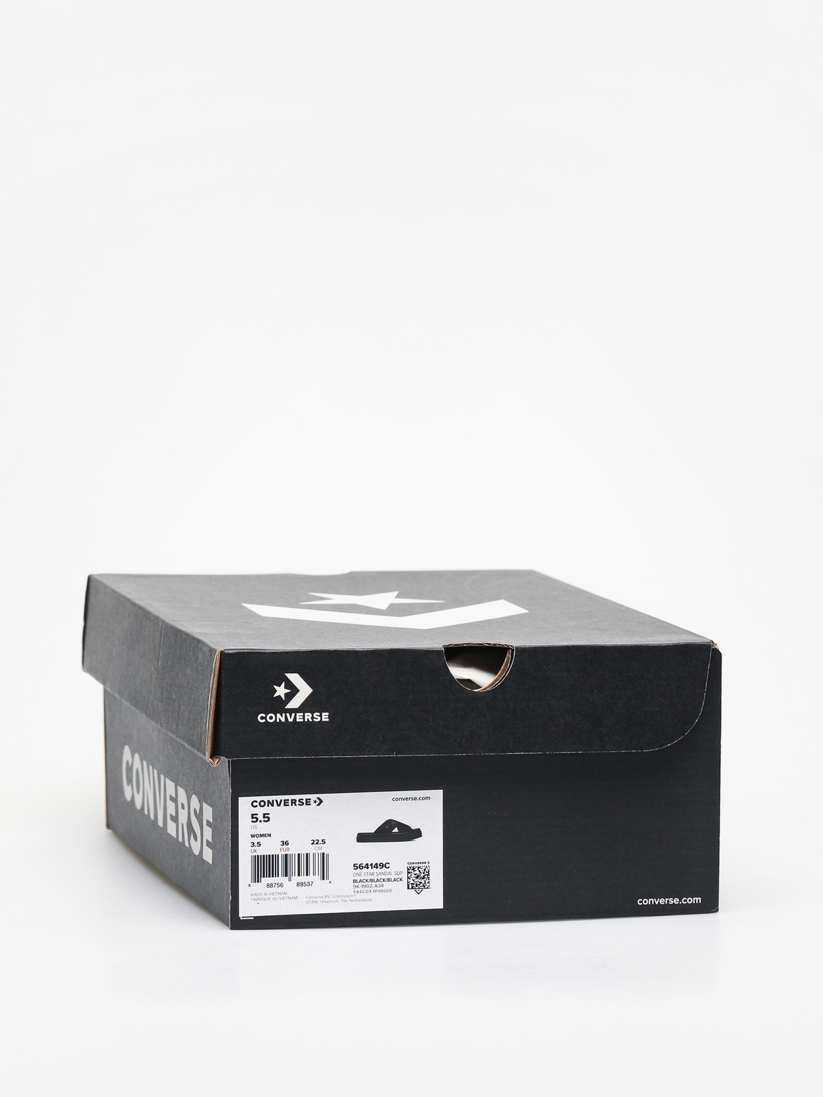 Šľapky Converse One Star Sandal Slip Wmn (black/black/black)