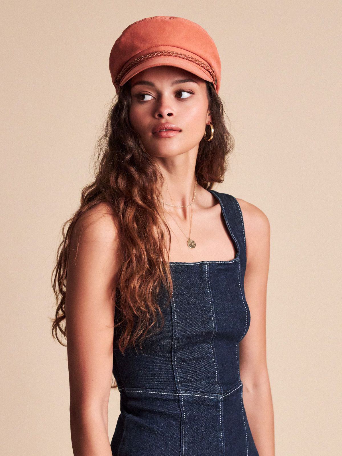 Klobúk so šiltom Brixton Ashland ZD Wmn (coral)