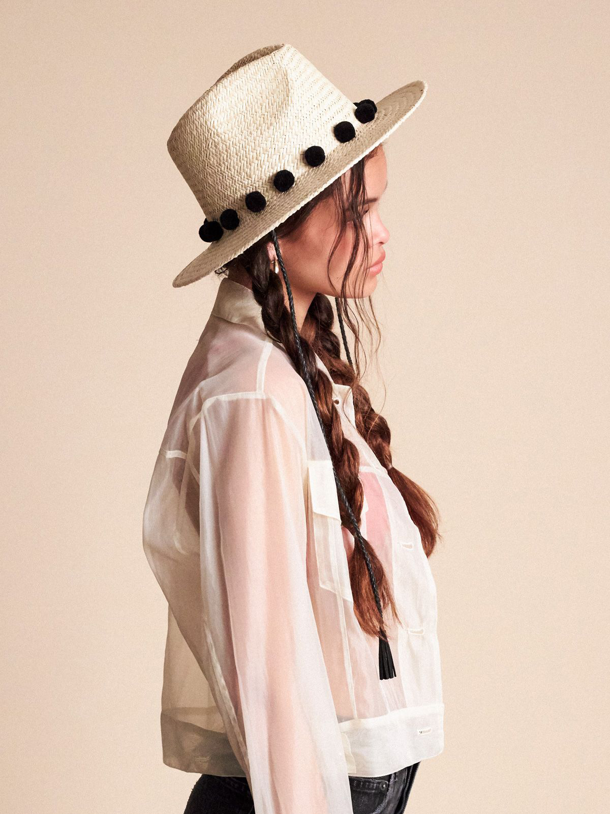 Klobúk Brixton Layover Fedora Wmn (light tan)