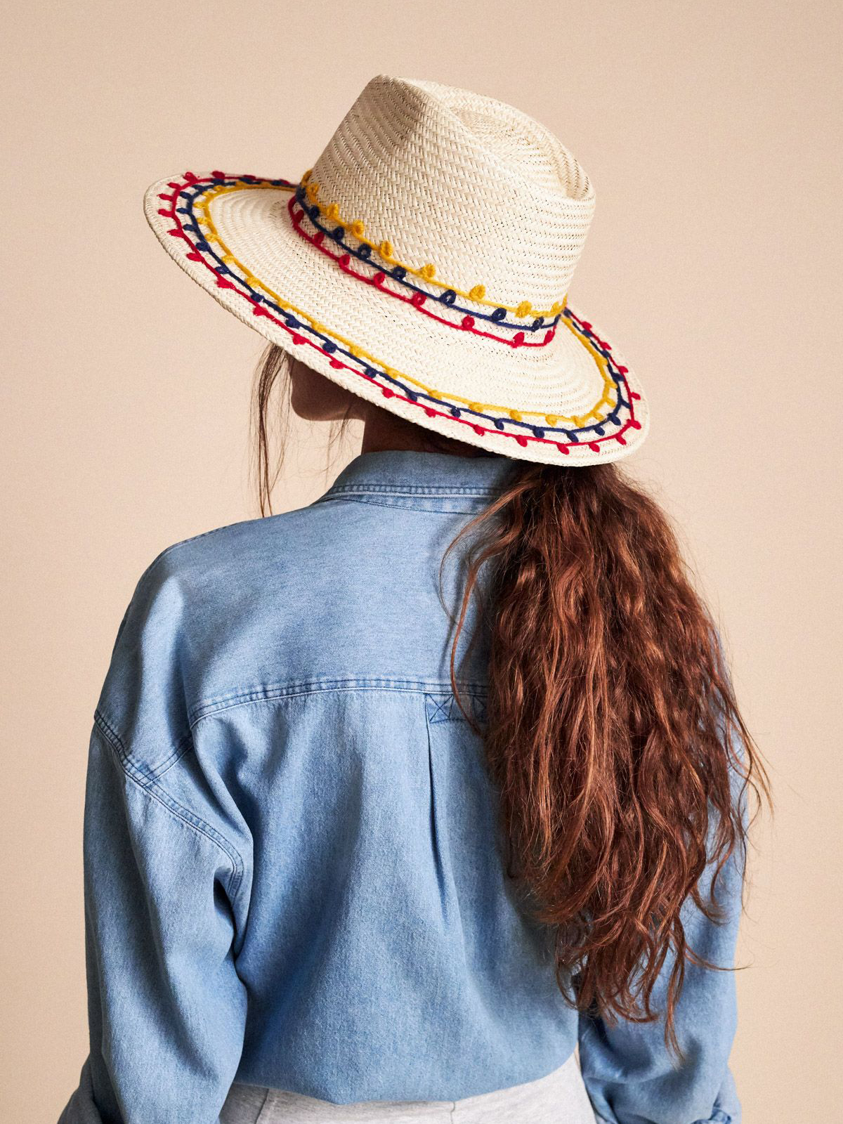 Klobúk Brixton Joanna Emb Hat Wmn (tan mix)