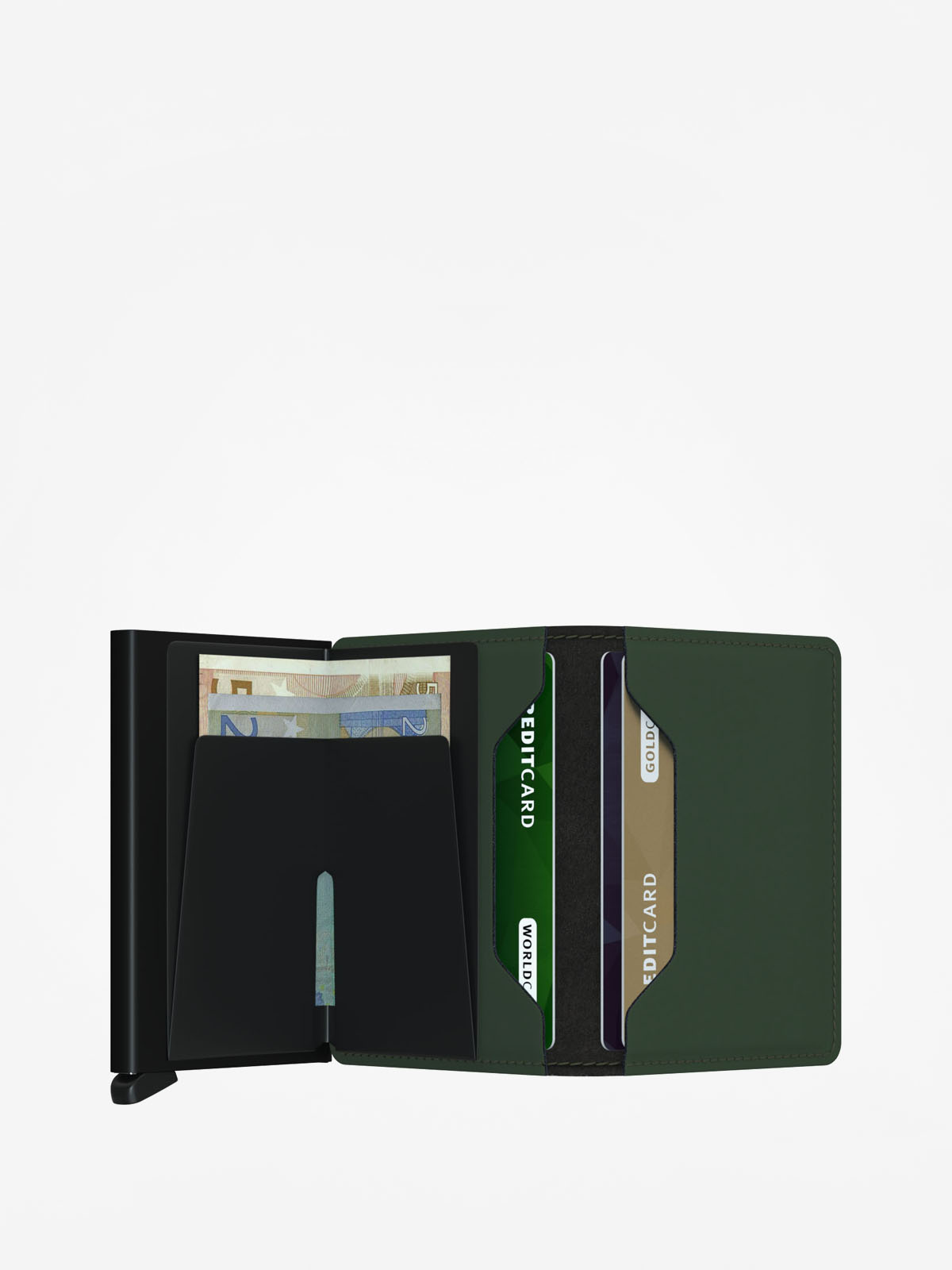 Peňaženka Secrid Slimwallet Matte (green/black)