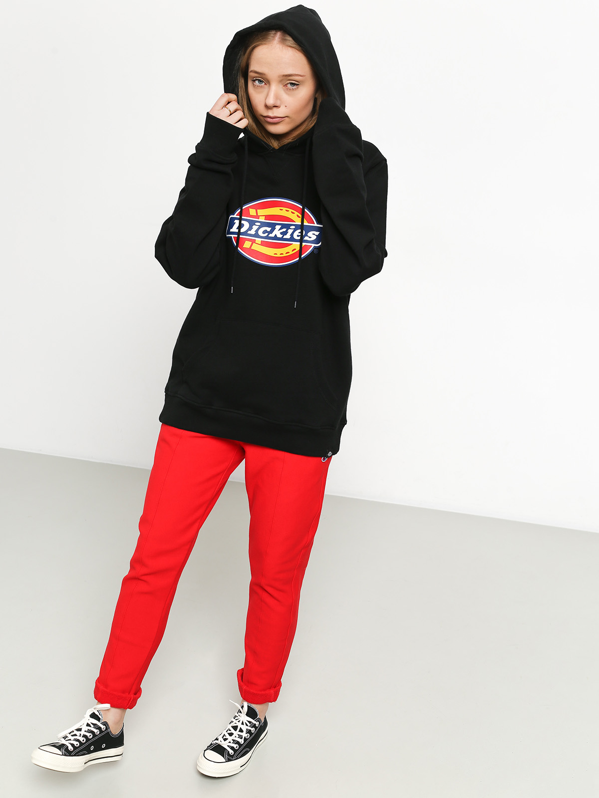 Nohavice Champion Premium Straight Hem Pants Wmn (hrr)