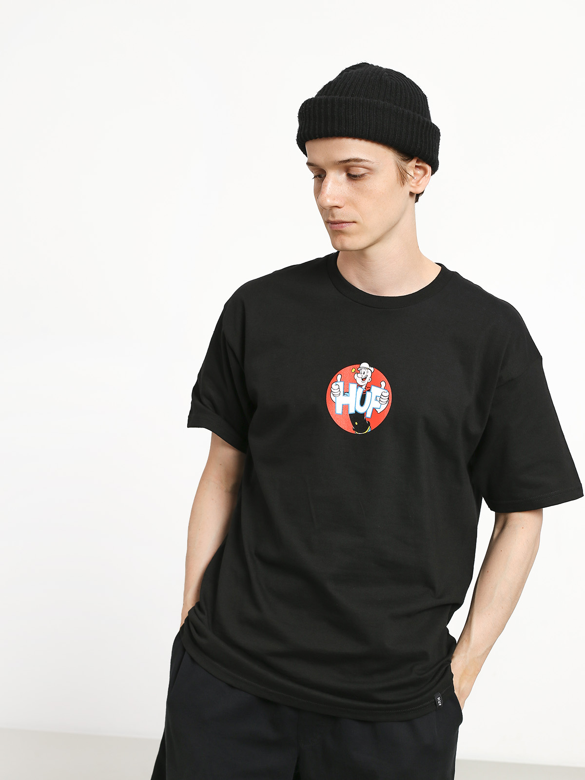 Tričko HUF Popeye Huf Show (black)