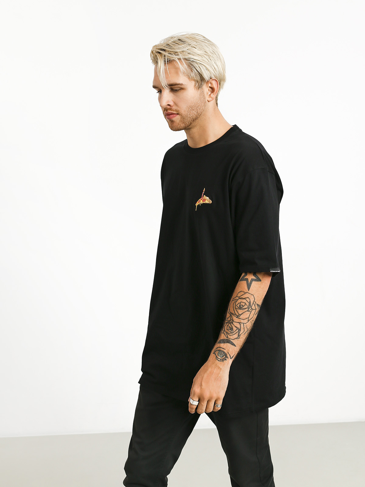 Tričko Stoprocent P O P (black)