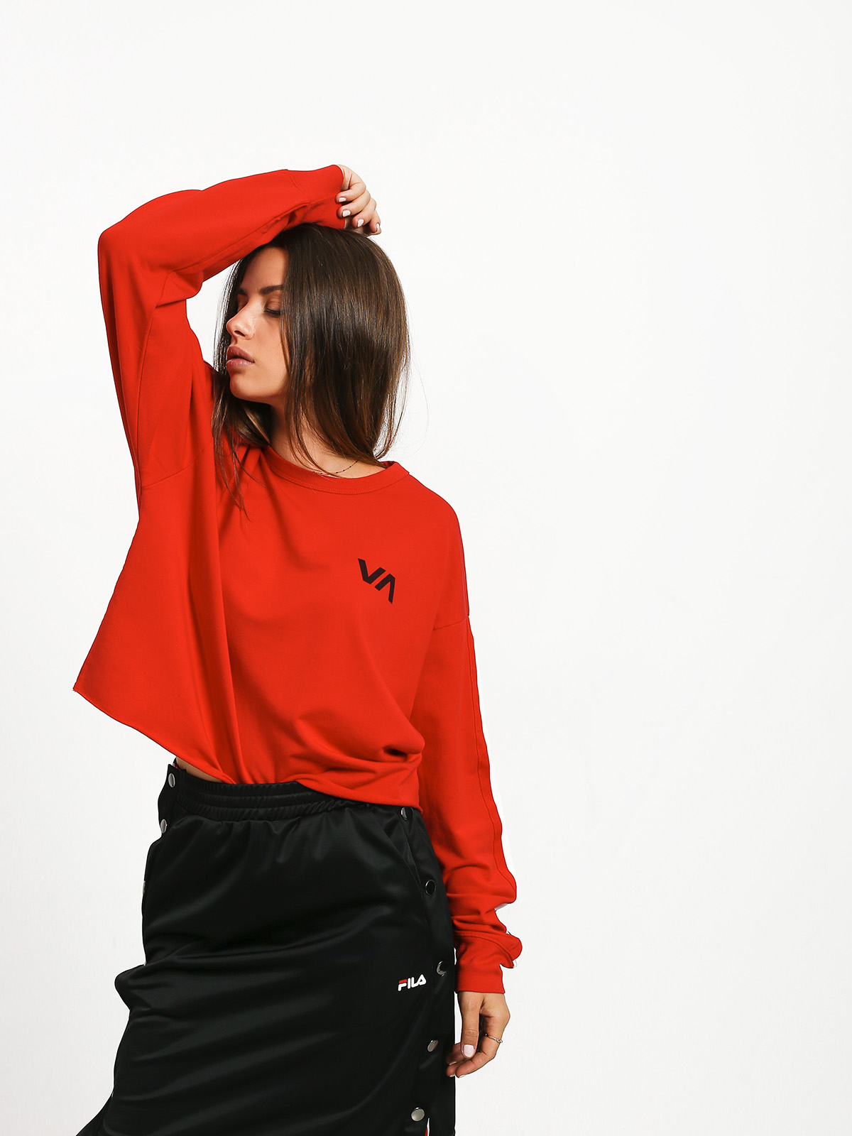 Mikina RVCA Ringside Sweatshirt (red)