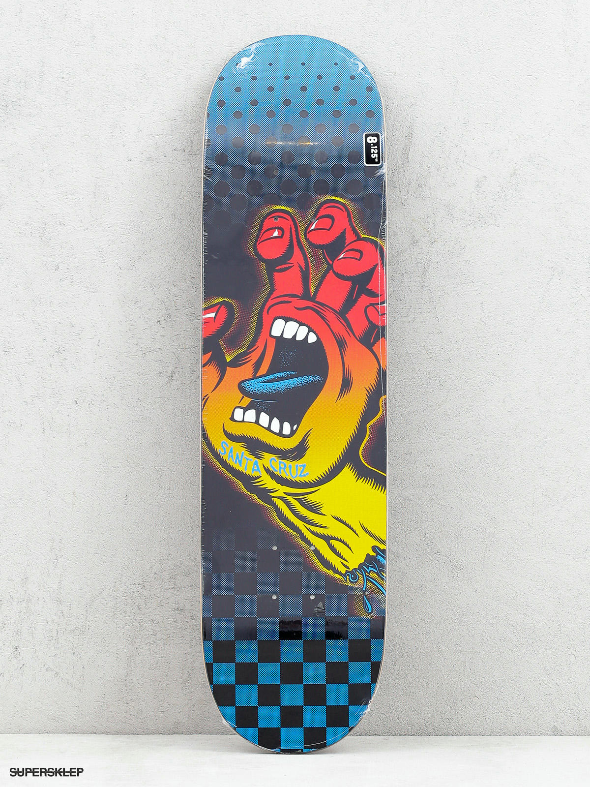 Doska Santa Cruz Aura Hand black blue red