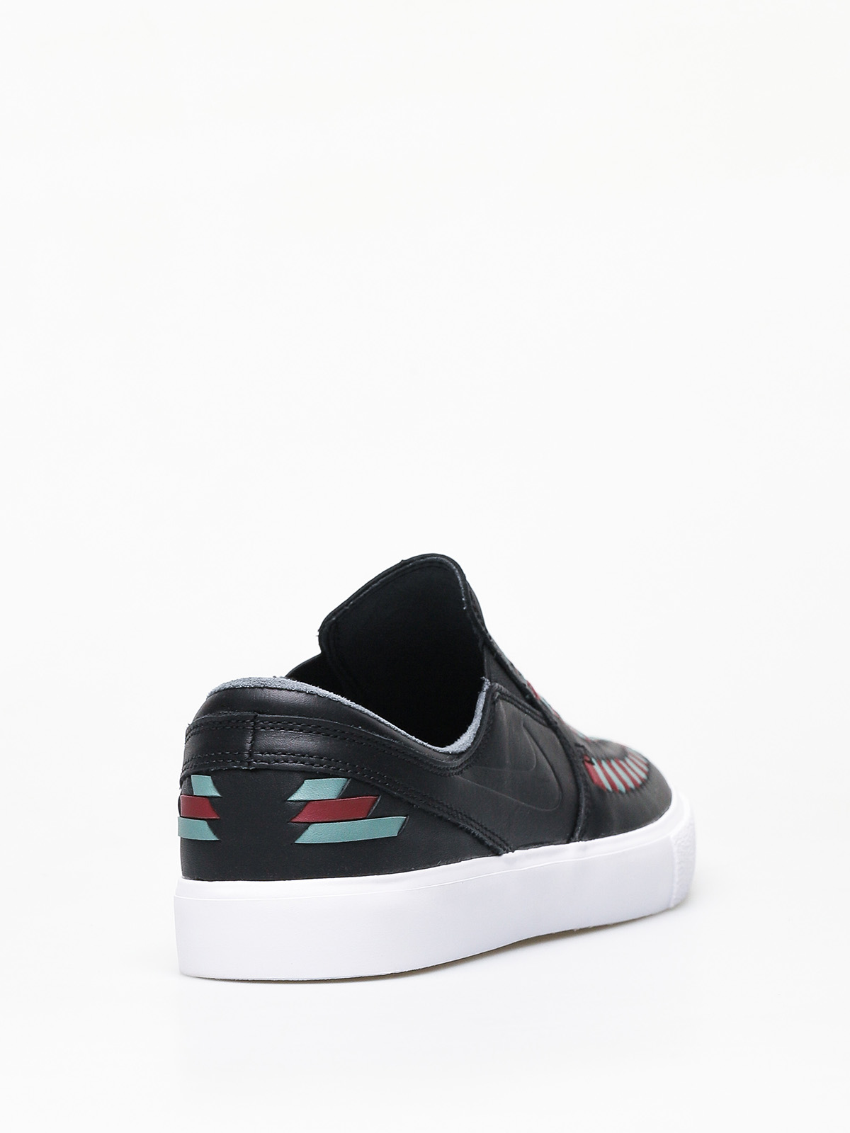 Topánky Nike SB Zoom Janoski Slip Rm Crafted (black/black bicoastal team red)