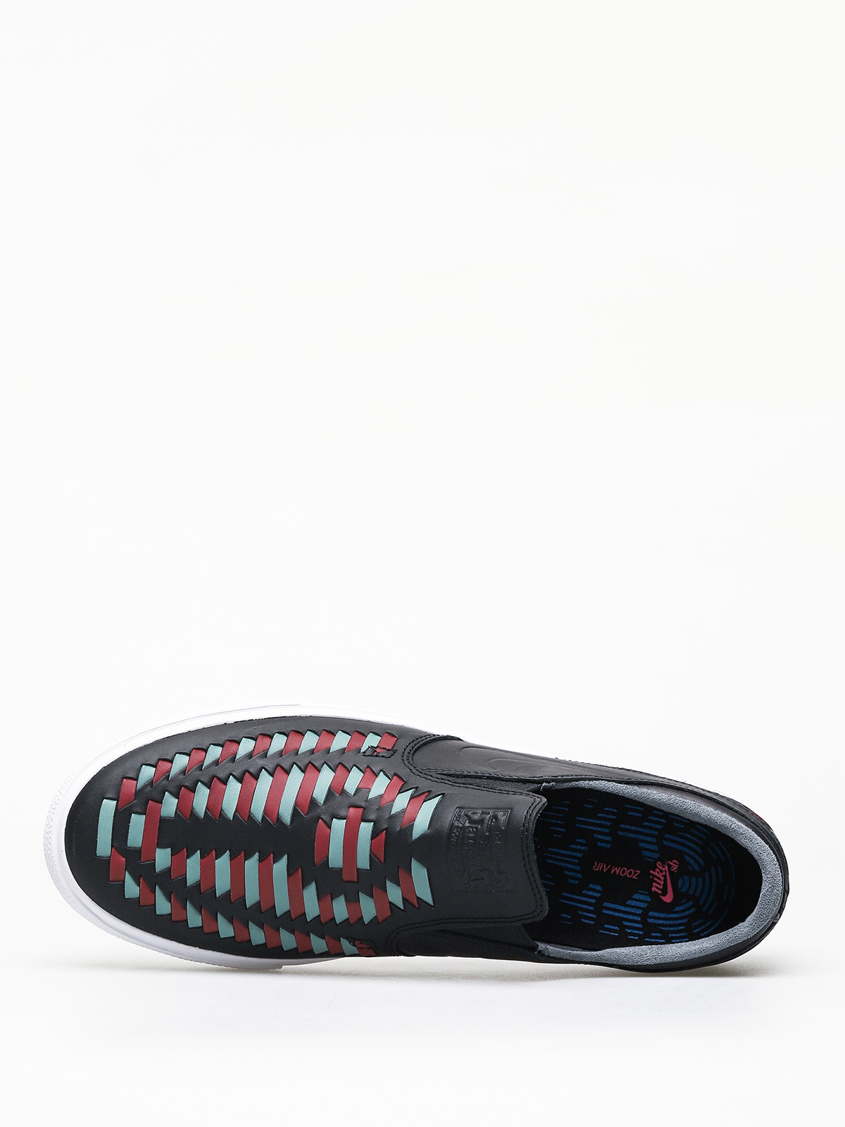 Topánky Nike SB Zoom Janoski Slip Rm Crafted (black/black bicoastal team red)