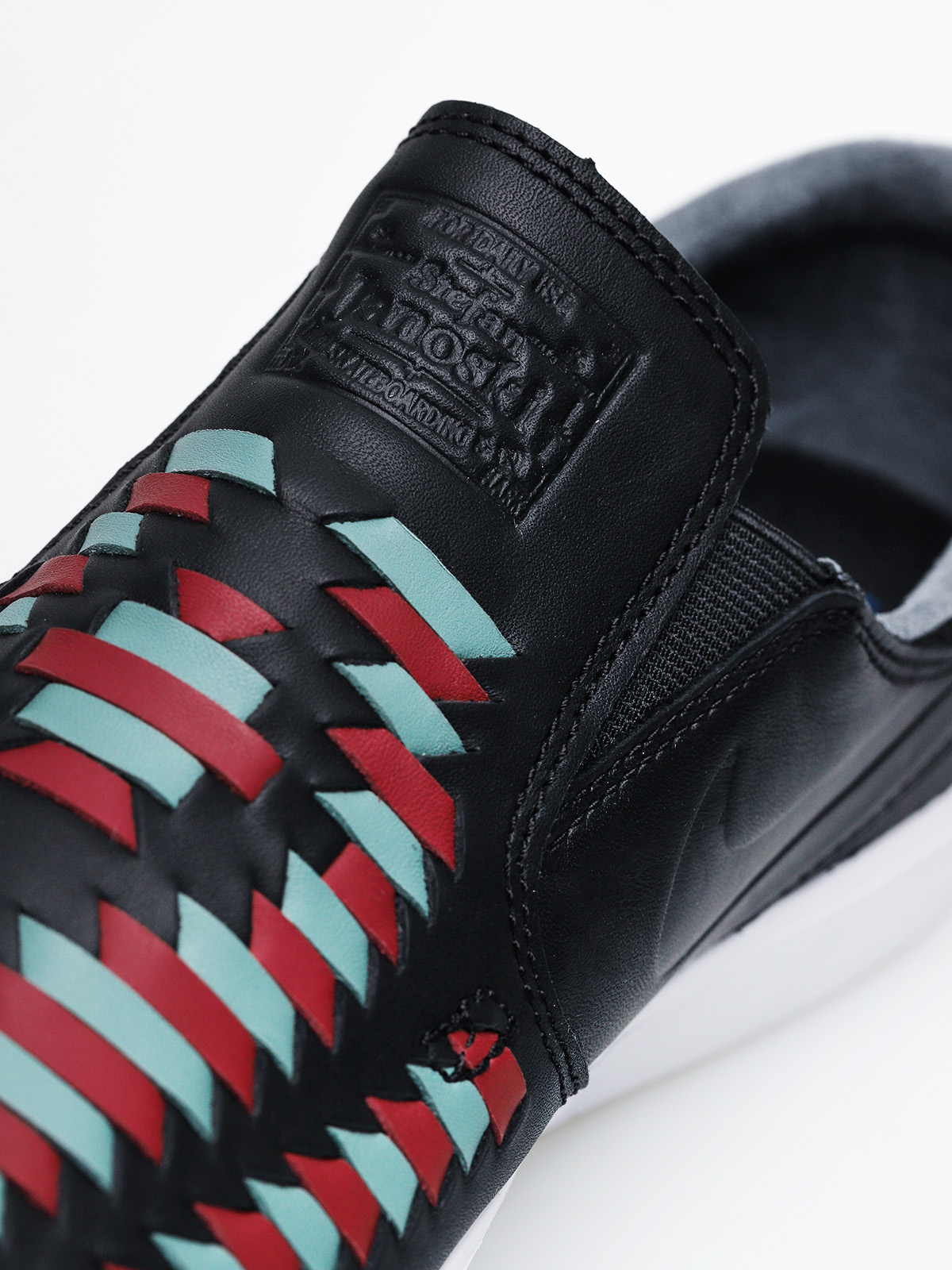 Topánky Nike SB Zoom Janoski Slip Rm Crafted (black/black bicoastal team red)