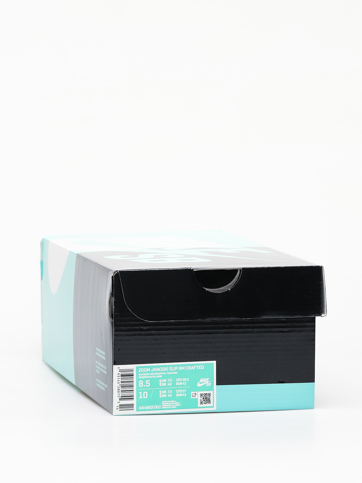 Topánky Nike SB Zoom Janoski Slip Rm Crafted (black/black bicoastal team red)