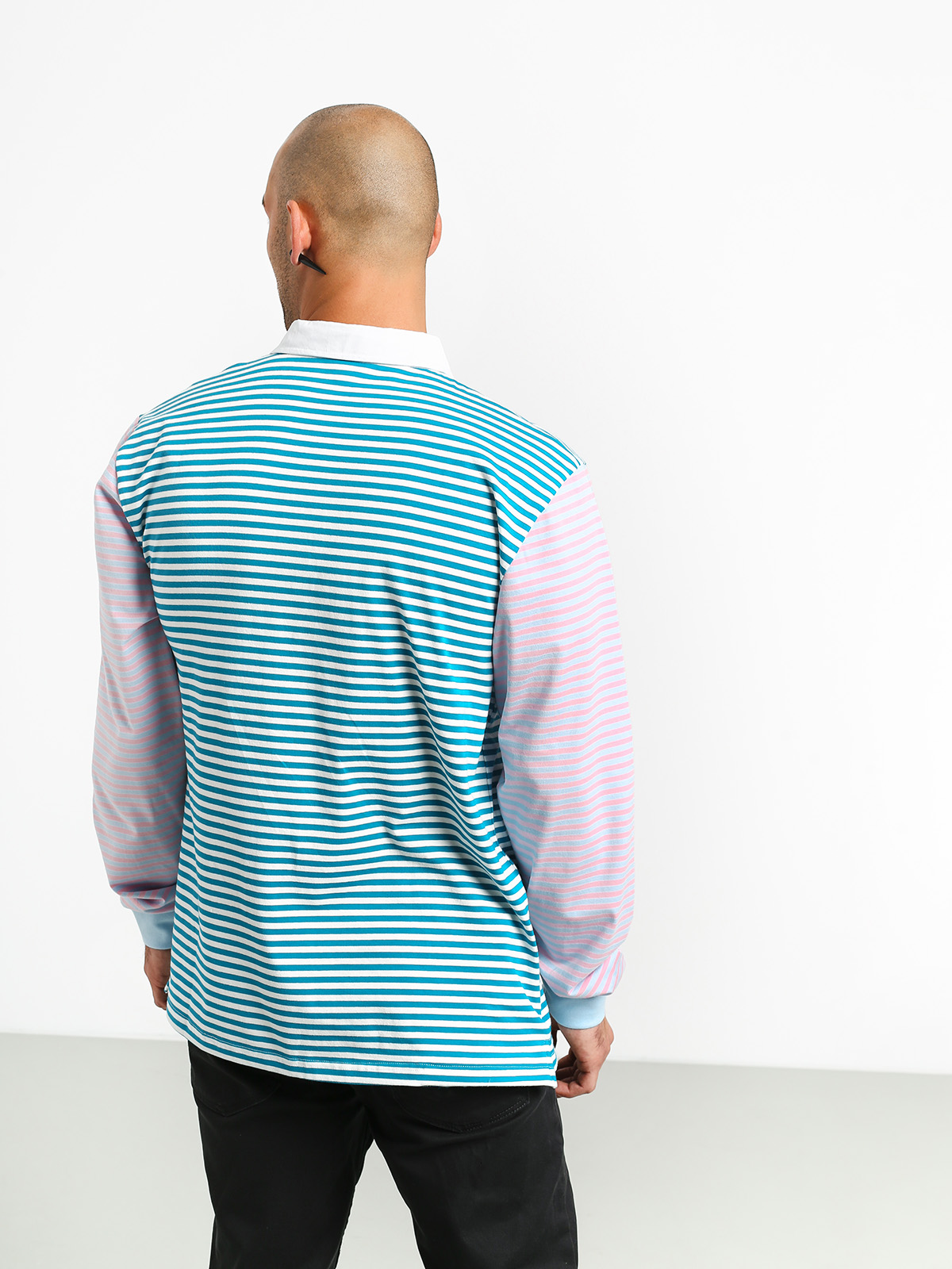 Polo tričko Enjoi Confused Stripes (pastel)