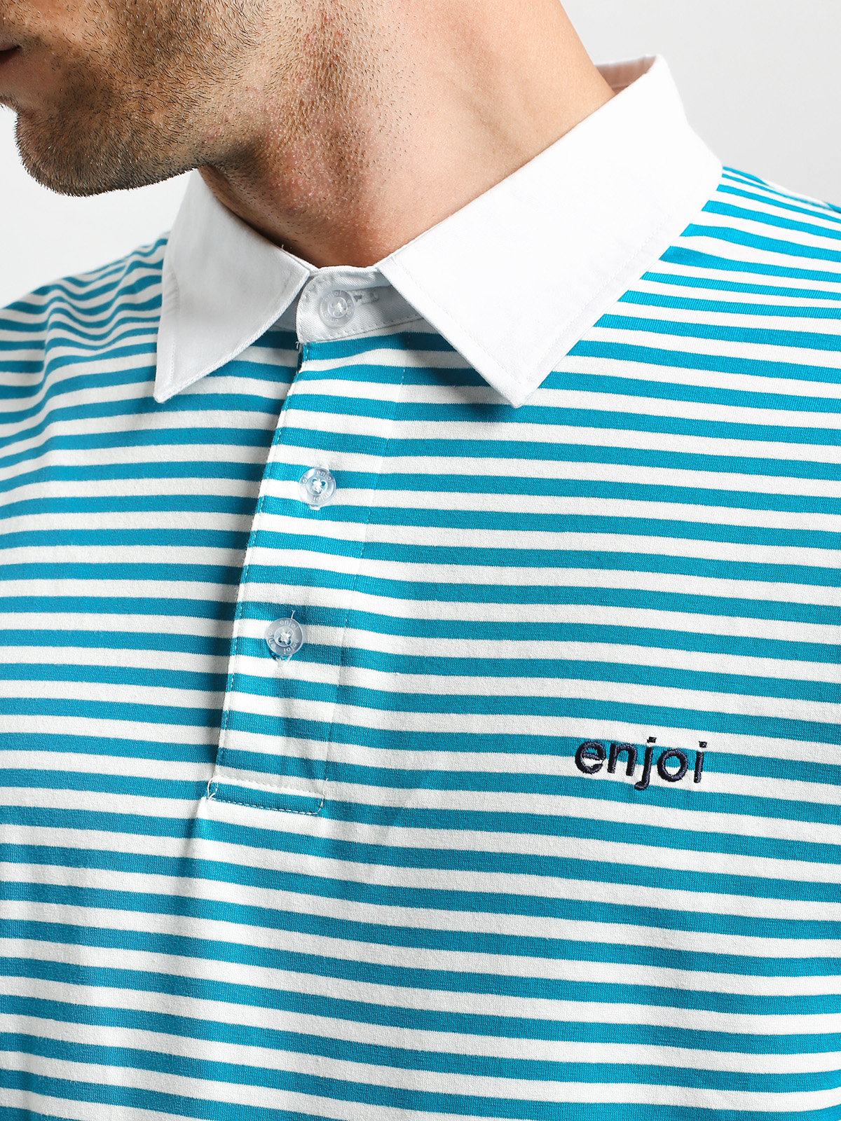 Polo tričko Enjoi Confused Stripes (pastel)