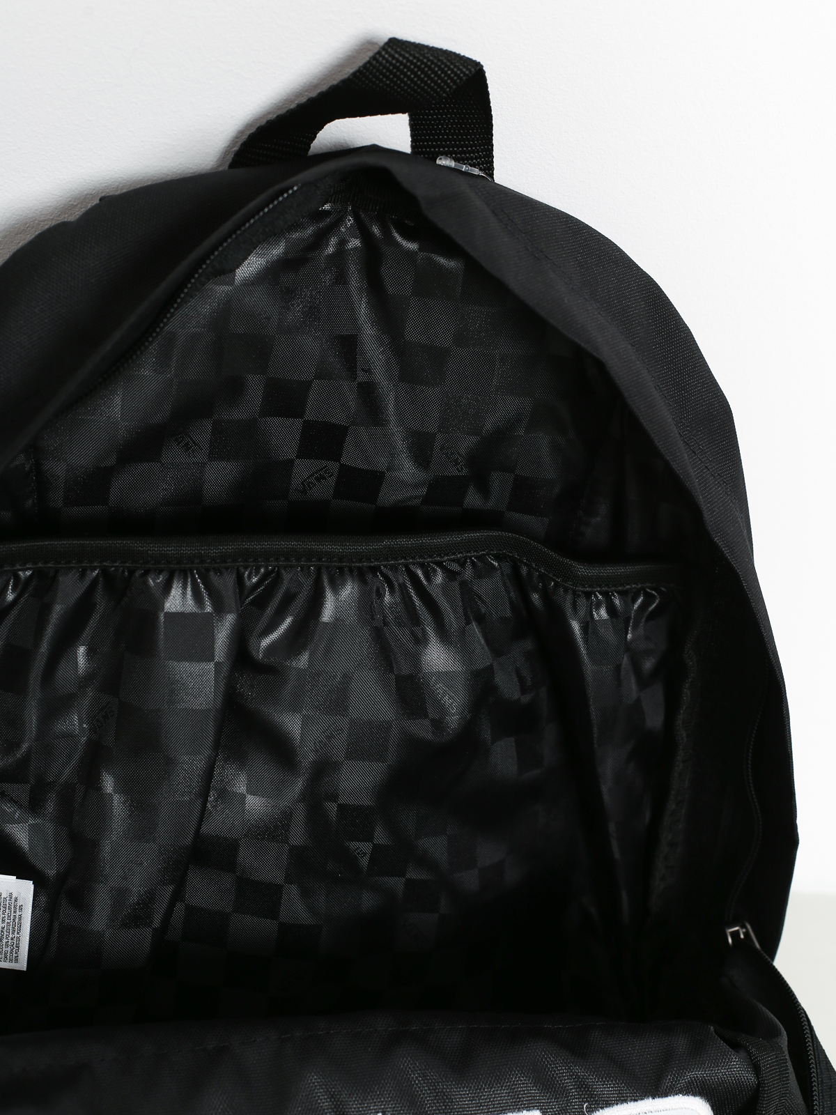 batoh vans old skool iii black white check