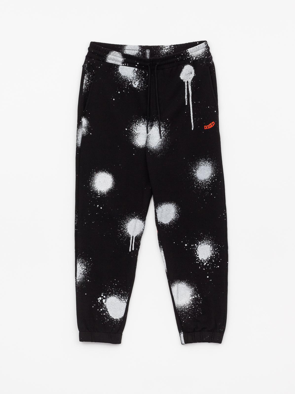 Nohavice Volcom Spraydot Fleece (black)