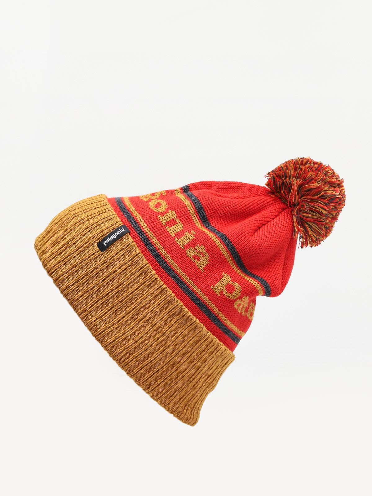 Čiapka Patagonia Powder Town Beanie (park stripe/hammonds gold)
