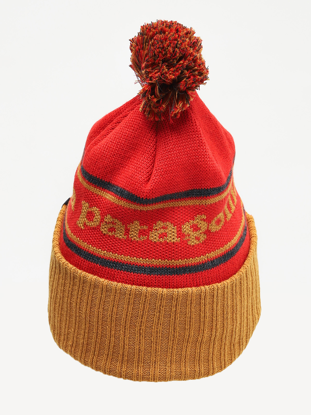 Čiapka Patagonia Powder Town Beanie (park stripe/hammonds gold)