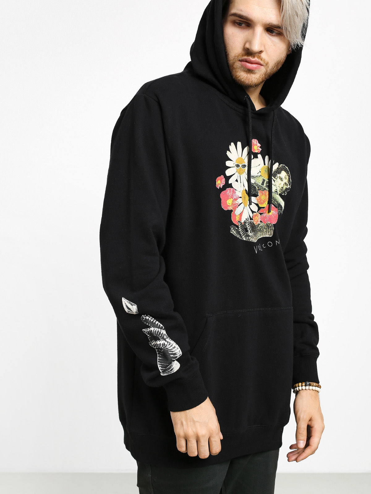 Mikina s kapucňou Volcom Reload HD (black)