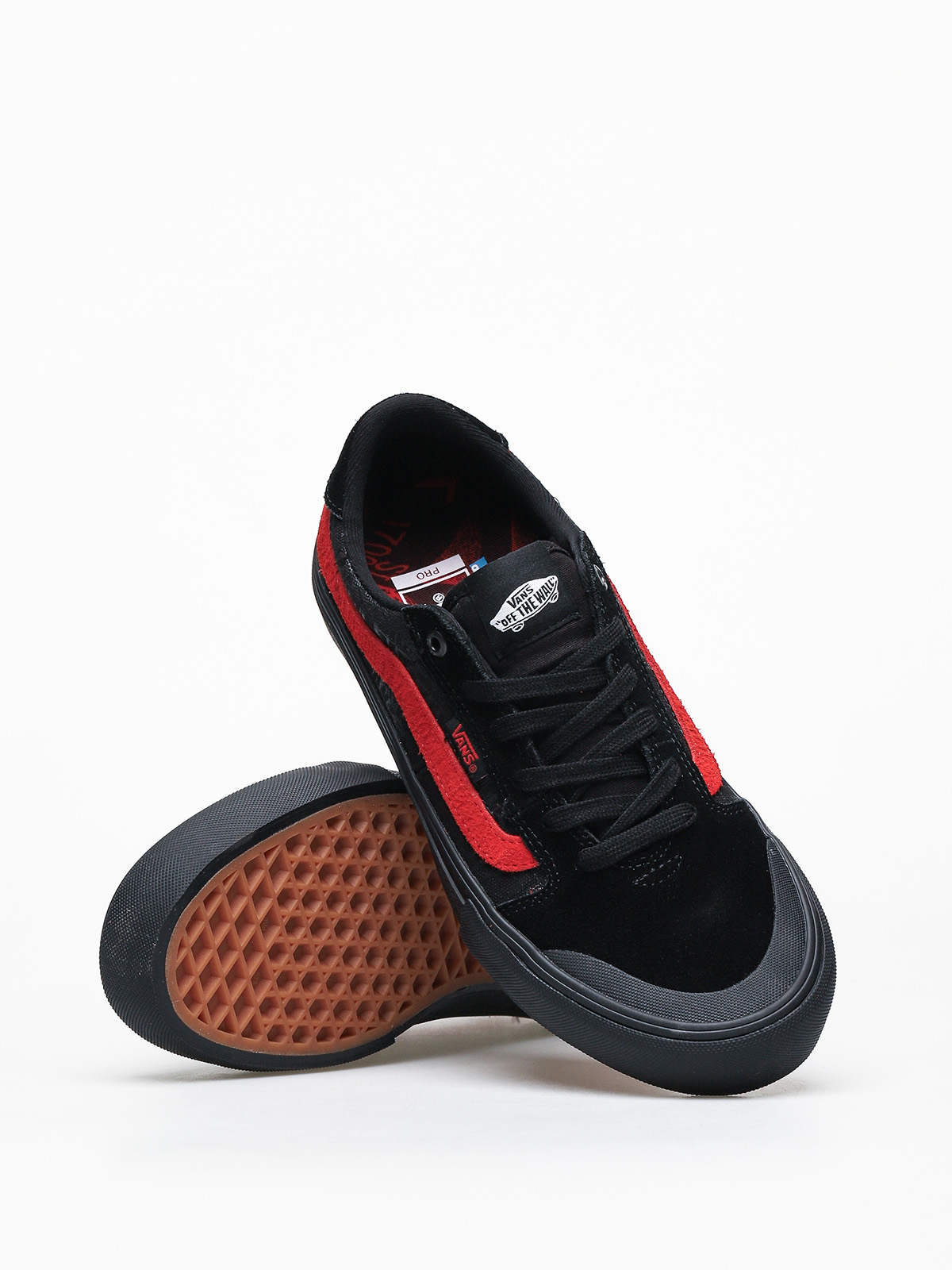 Topánky Vans Style 112 Pro (black/black/red)