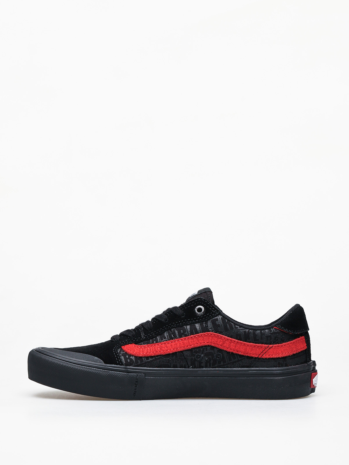 Topánky Vans Style 112 Pro (black/black/red)