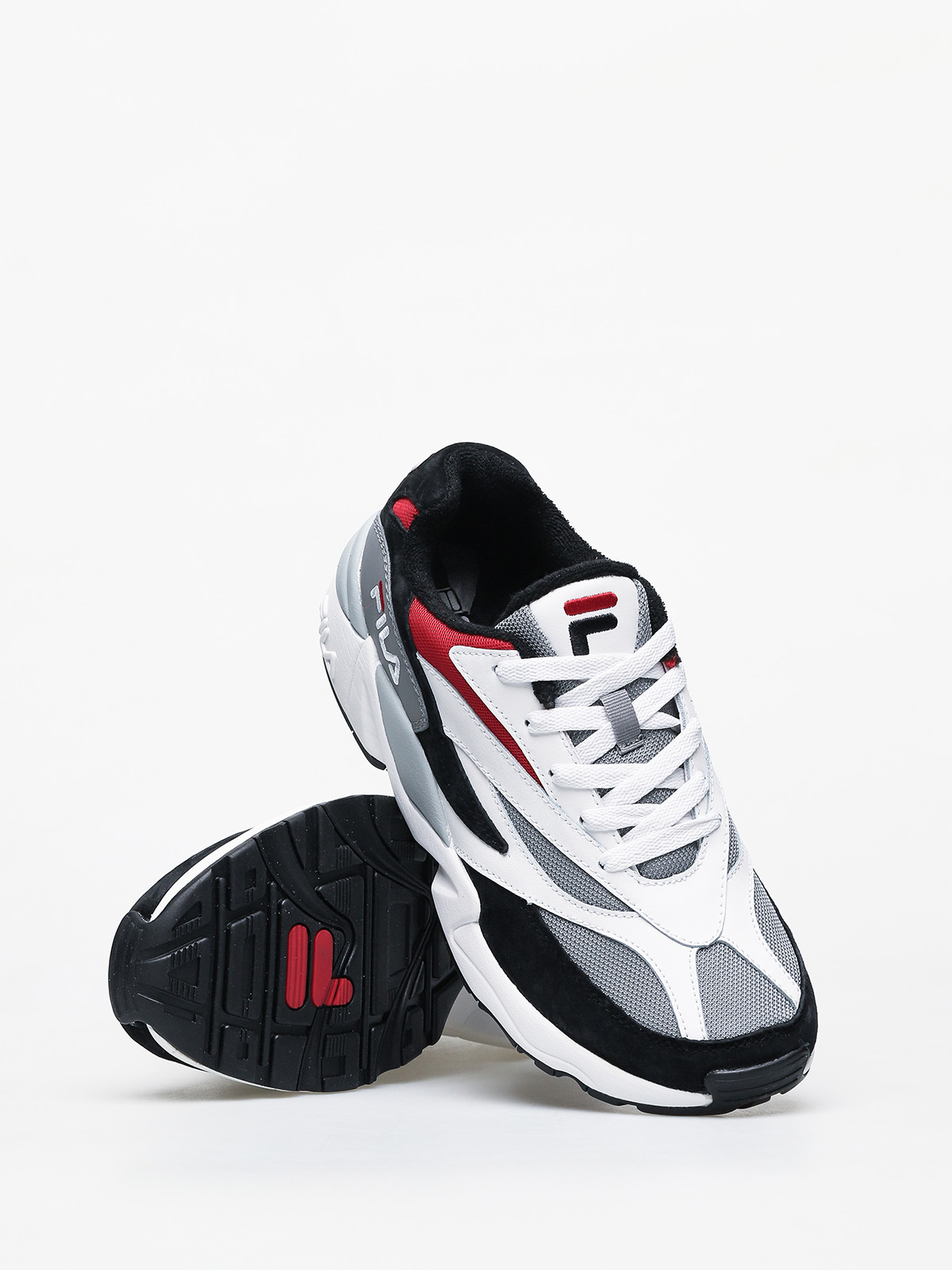 Topánky Fila V94M Low (black/white/fila red)