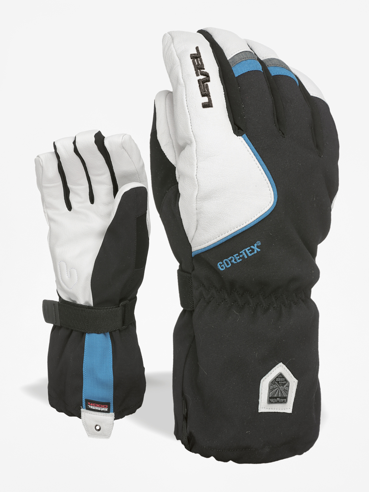 Rukavice Level Heli Gore Tex (black white)