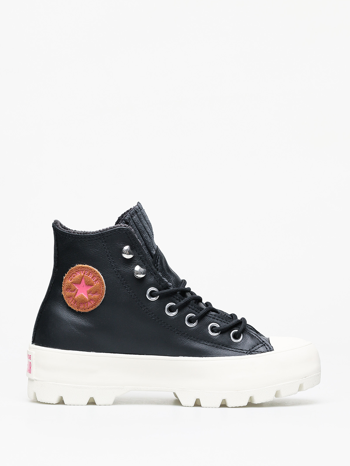 Topánky Converse Chuck Taylor All Star Hi Lugged Winter Wmn (black/mod pink)